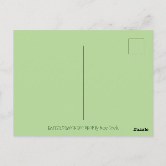SNELLERE DRAGON EEGG DROP, VANTASY BRIEFKAART (Achterkant)