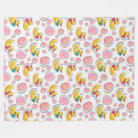 Snellere eenden en eieren fleece deken (Voorkant (Horizontaal))