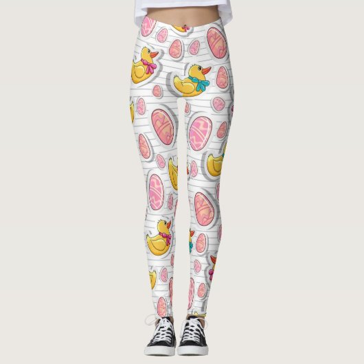 Snellere eenden en eieren leggings (Voorkant)