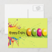 Snellere-egenerkleuren Feestdagenkaart (Voorkant / Achterkant)