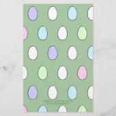 Snellere ei-kleurstof Pagina-decorcering (Achterkant)