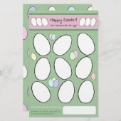 Snellere ei-kleurstof Pagina-decorcering (Voorkant / Achterkant)