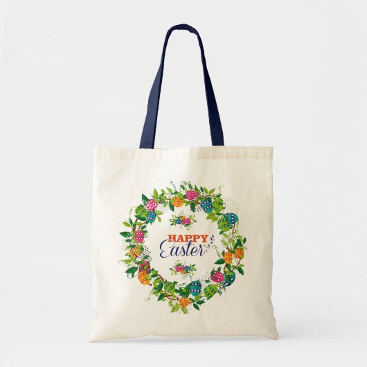 Snellere eieren en bloemen — groot ontwerp tote bag (Voorkant)