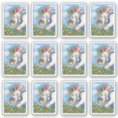 SNELLERE ELEPHANT PICKING STRAWBERRIES IN BIB OVER STICKER (Voorkant)