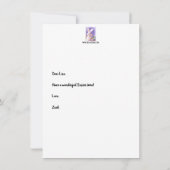 Snellere Enterprise Flat Note Card Notitiekaartje (Achterkant)