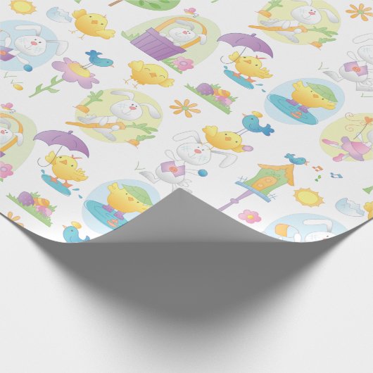 Snellere flaun cadeaupapier (Hoek)