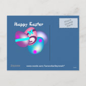 Snellere flaun feestdagenkaart (Achterkant)