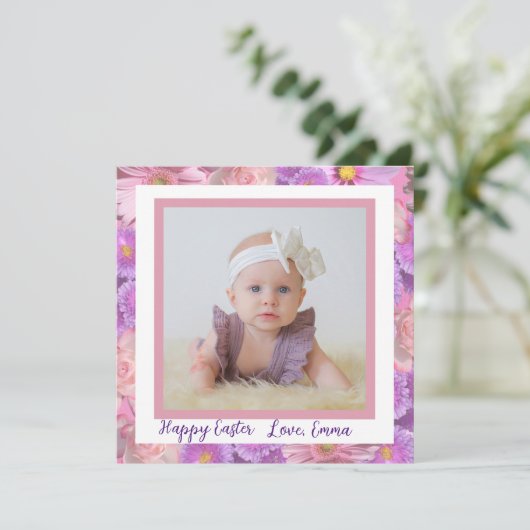 Snellere fotokaart, afdrukbaar en downloadbaar feestdagenkaart (Staand voorkant)