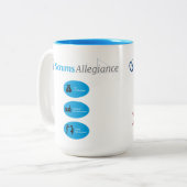 Snellere functionaliteit Caffeine Holster Tweekleurige Koffiemok (Voorkant links)