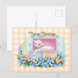 Snellere  geïnspireerde lamp in eieren briefkaart