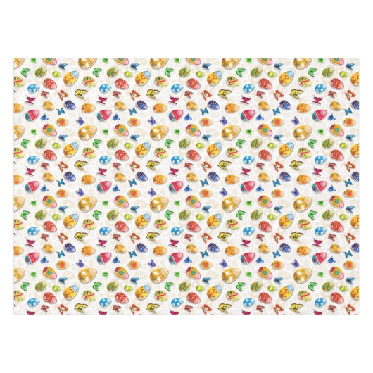 Snellere gekleurde eieren tafelkleed (Voorkant (Horizontaal))