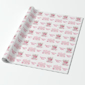 Snellere gepersonaliseerde wrapppapier cadeaupapier (Uitgerold)