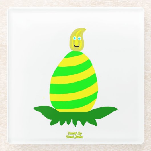 Snellere glazen Onderzetter (Voorkant)