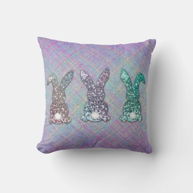 Snellere Glitter-pasta's op beton Kussen (Voorkant)