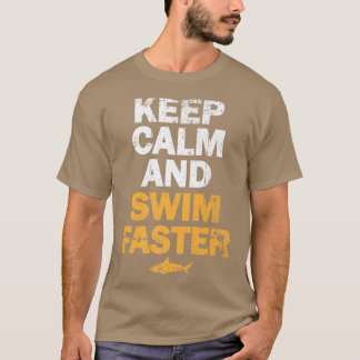 Snellere haaienoverlagen houden t-shirt