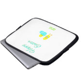 Snellere haklings Neopreen laptophoes Laptop Sleeve (Voorkant onderkant)