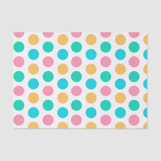 Snellere helderpoka dots tissuepapier (Voorkant)