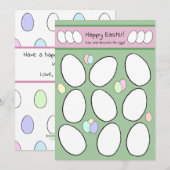 Snellere Kaart paasoerverfactiviteit (Voorkant / Achterkant)