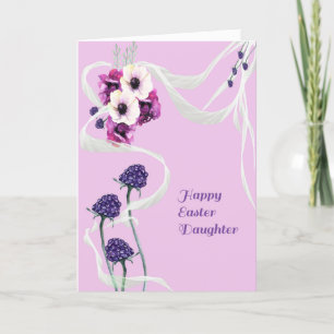 Snellere Kaart voor volwassen dochter met bloemen