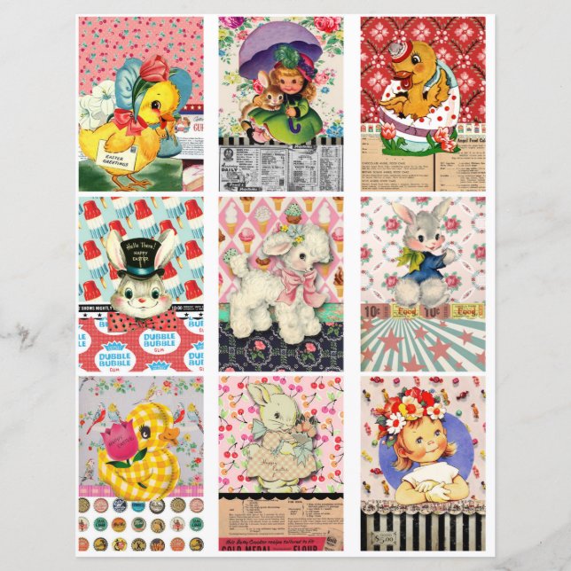 Snellere Kaarten voor pakking Pasen ATC-kaarten (Voorkant)