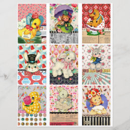 Snellere Kaarten voor pakking Pasen ATC-kaarten