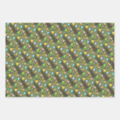 SNELLERE KONIJNEN, OWLS, EIEREN EN CHOCOLATE BUNNY INPAKPAPIER VEL (Voorkant 3)