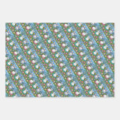 SNELLERE KONIJNEN, OWLS, EIEREN EN CHOCOLATE BUNNY INPAKPAPIER VEL (Voorkant)