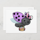 Snellere Ladybug Briefkaart (Voorkant / Achterkant)