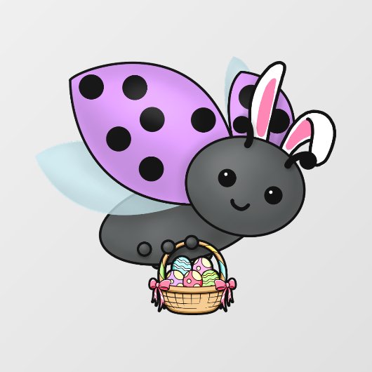 Snellere Ladybug Raamsticker (Vel)
