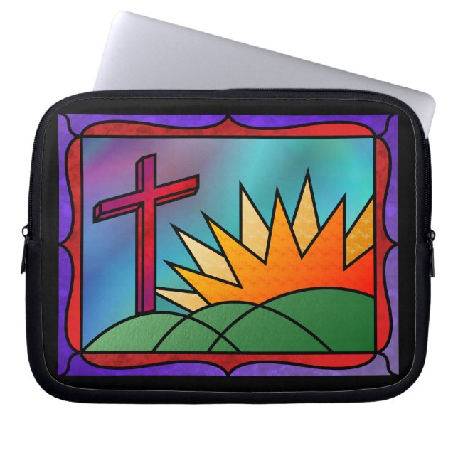 Snellere laptophoes laptop sleeve (Voorkant)