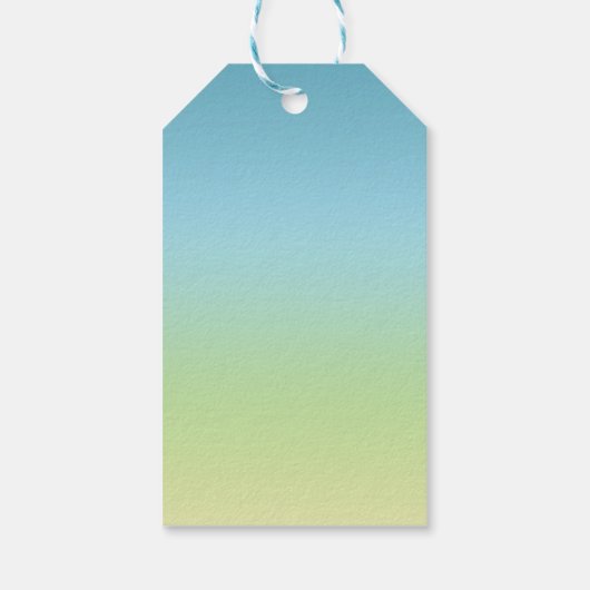 Snellere mandje en Baby klok Cadeaulabel (Achterkant)