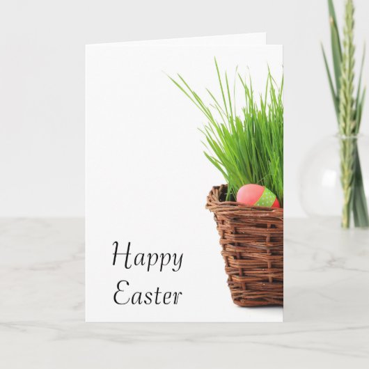 Snellere mandje feestdagen kaart (Voorkant)