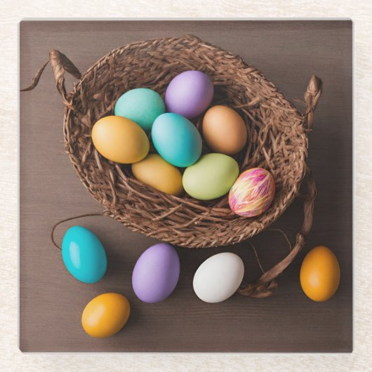 Snellere mandje glazen onderzetter (Voorkant)