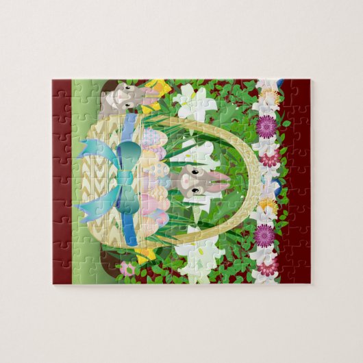 Snellere mandje legpuzzel (Horizontaal)