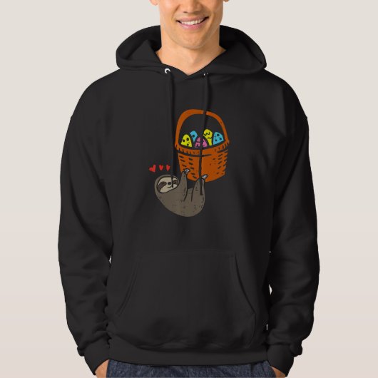 Snellere Mannen met eiermand Hoodie (Voorkant)