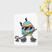 Snellere Mannen voor het afspelen van IJshockey Kaart (Gele Bloem)