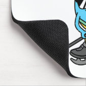 Snellere Mannen voor het afspelen van IJshockey Muismat (Hoek)