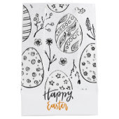 Snellere middelgrote Gift Bag Medium Cadeauzakje (Achterkant)