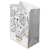 Snellere middelgrote Gift Bag Medium Cadeauzakje (Achterkant Gekanteld)