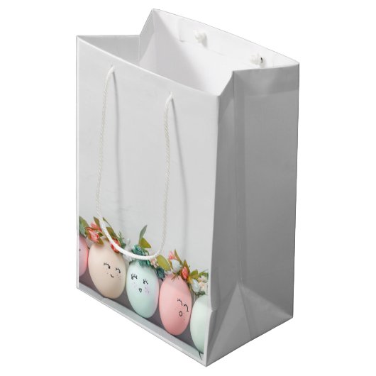 Snellere middelgrote Gift Bag Medium Cadeauzakje (Voorkant Gekanteld)