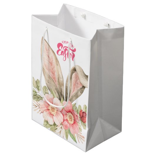 Snellere middelgrote Gift Bag Medium Cadeauzakje (Voorkant Gekanteld)