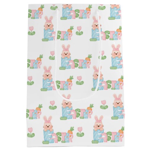 Snellere middelgrote Gift Bag Medium Cadeauzakje (Achterkant)