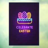 Snellere Neon Label Window Cling Raamsticker (Vel 3)