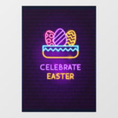 Snellere Neon Label Window Cling Raamsticker (Vel)