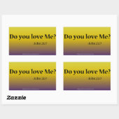 Snellere offertes rechthoekige sticker (Vel)