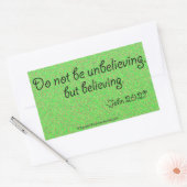 Snellere offertes rechthoekige sticker (Envelop)