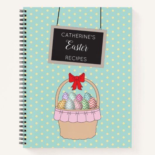 Snellere paasbeugel en paaspaasontvangst notitieboek (Voorkant)