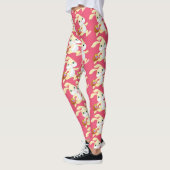Snellere paasbundels op roze design leggings (Links)