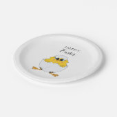 Snellere paaseieren en griezelige paasmaaltijd papieren bordje (Gekanteld)