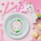 Snellere paashaas, ventilator, aangepast papieren bordje (Feest)